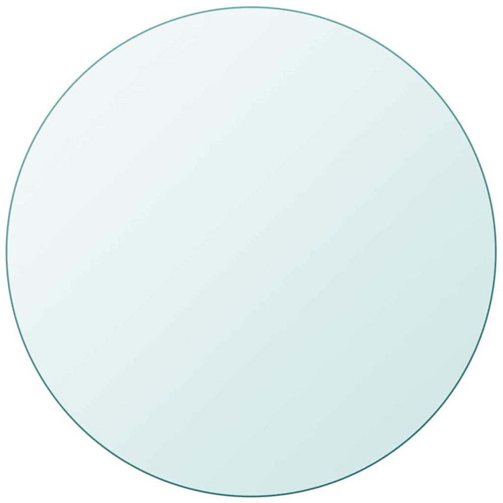 Dessus de table ronde en verre trempé 500 mm