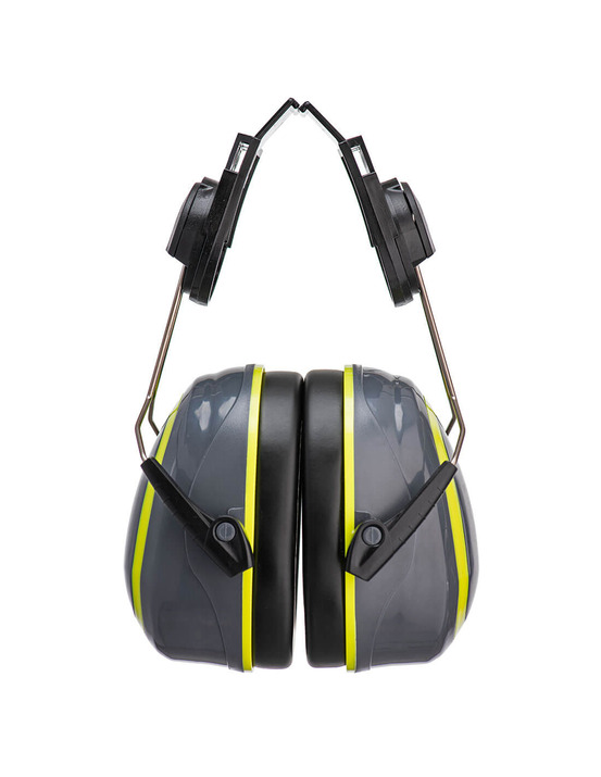 Casque anti-bruit hv extreme clipsable - gris/jaune - portwest