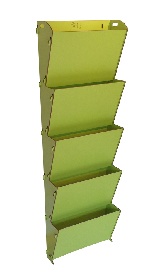 Jardinière murale à cinq étages