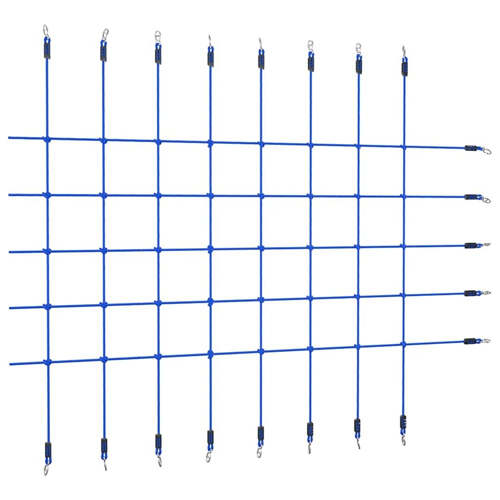 Filet d'escalade 200x150 cm bleu