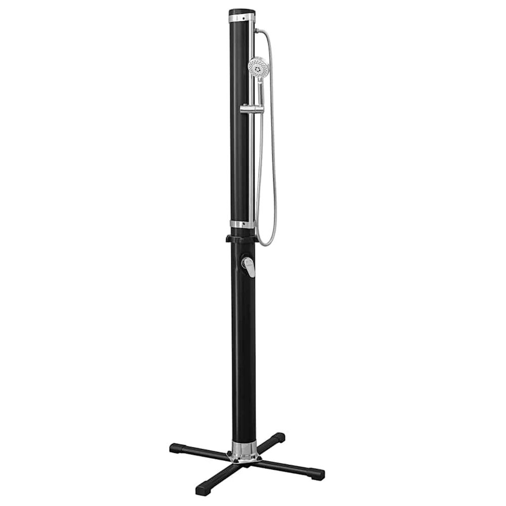 Douche d'extérieur solar flow noir 20 l