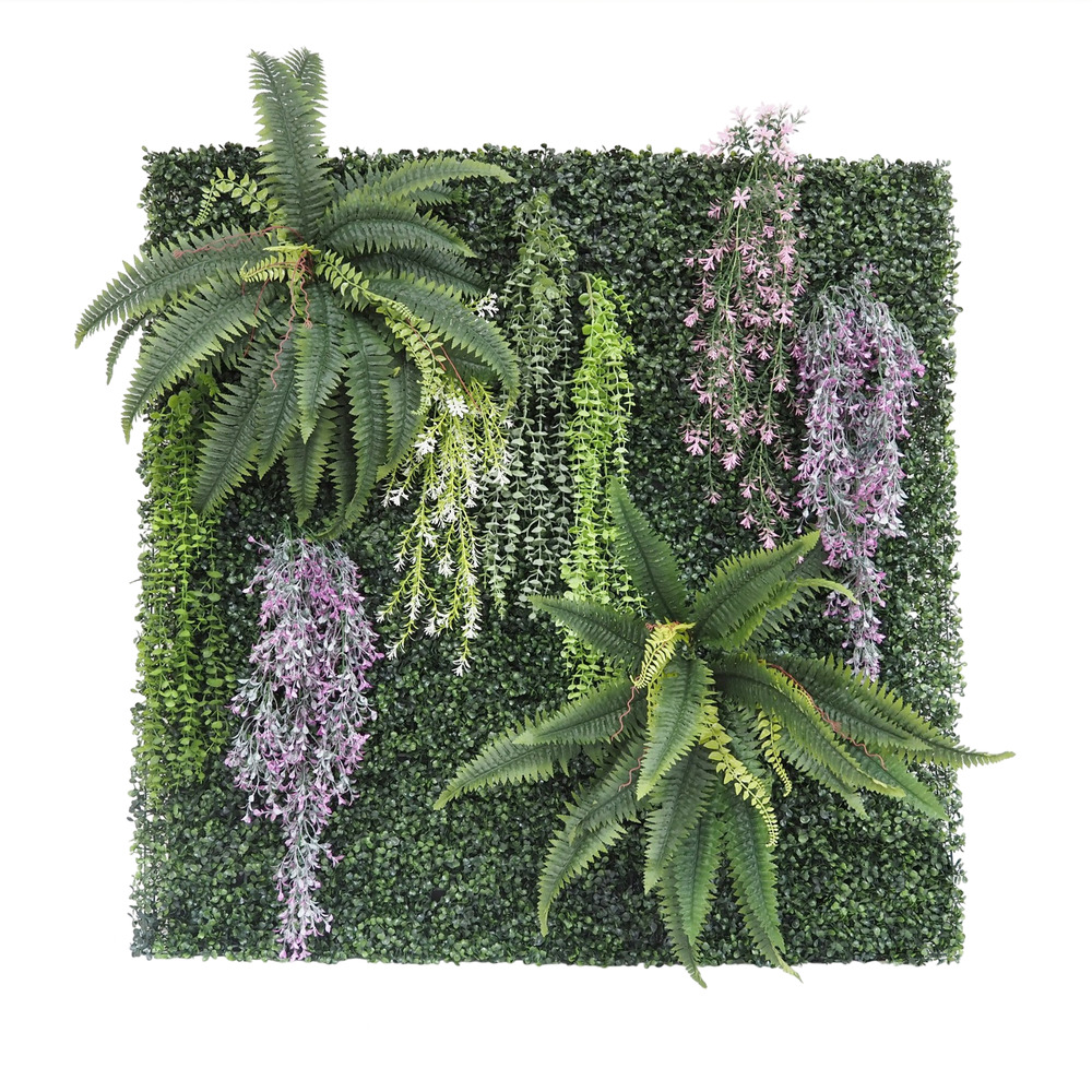 Mur végétal artificiel en kit diy 120x120cm
