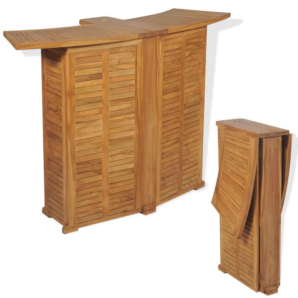 TABLE PLIABLE DE BAR 155X53X10-(867456)