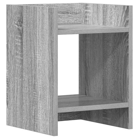 Support de plante sonoma gris 30 x 30 x 40 cm bois d'ingénierie