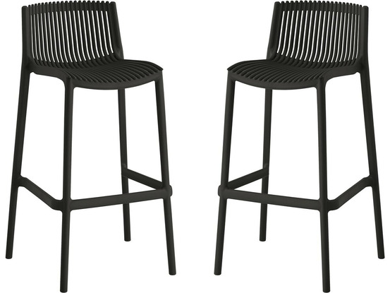 Lot de 2 chaises empilables