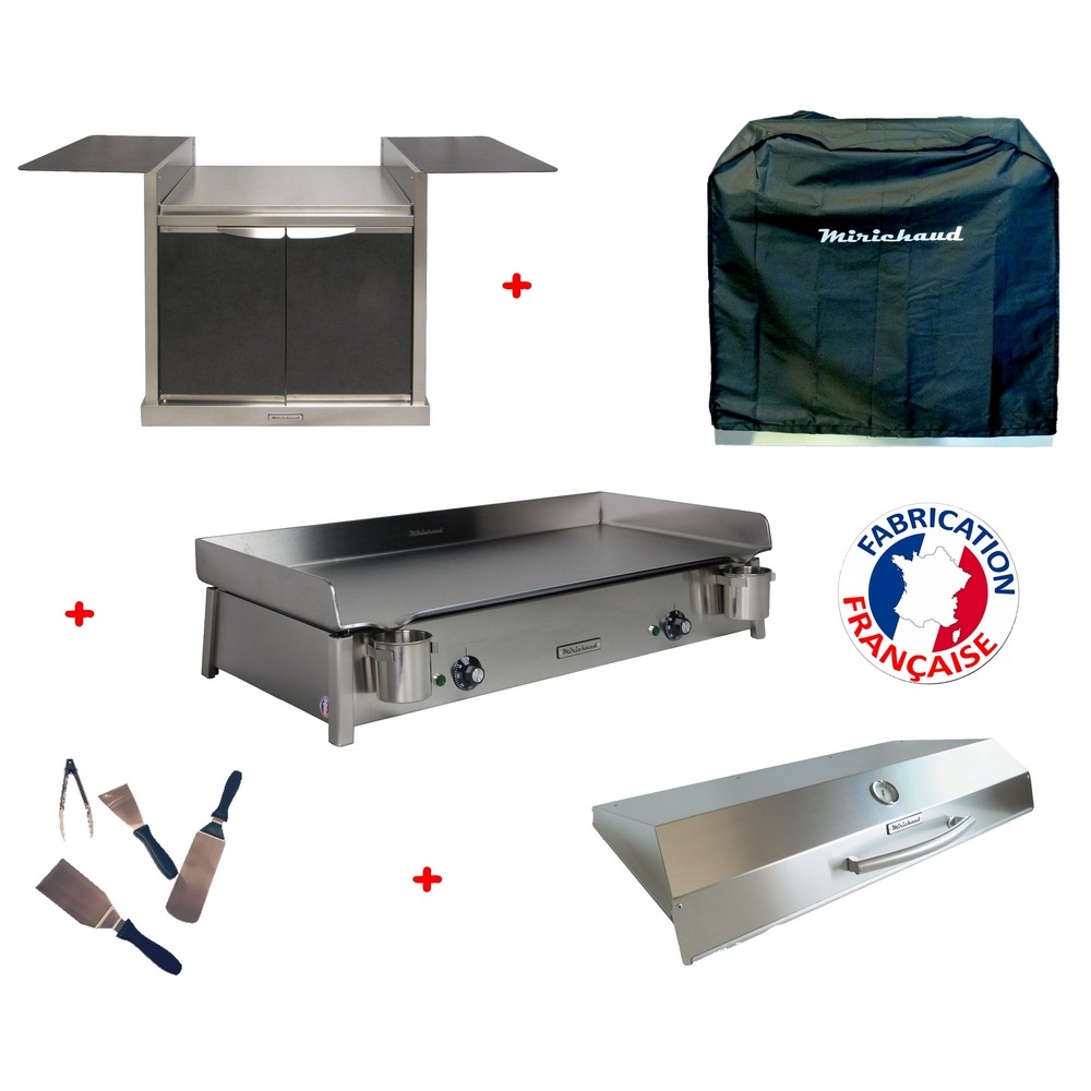 Pack plancha électrique anthea e870 + meuble complet -