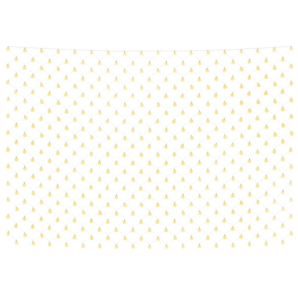 Filet lumineux blanc chaud de noël 4x4 m 544 led int/ext