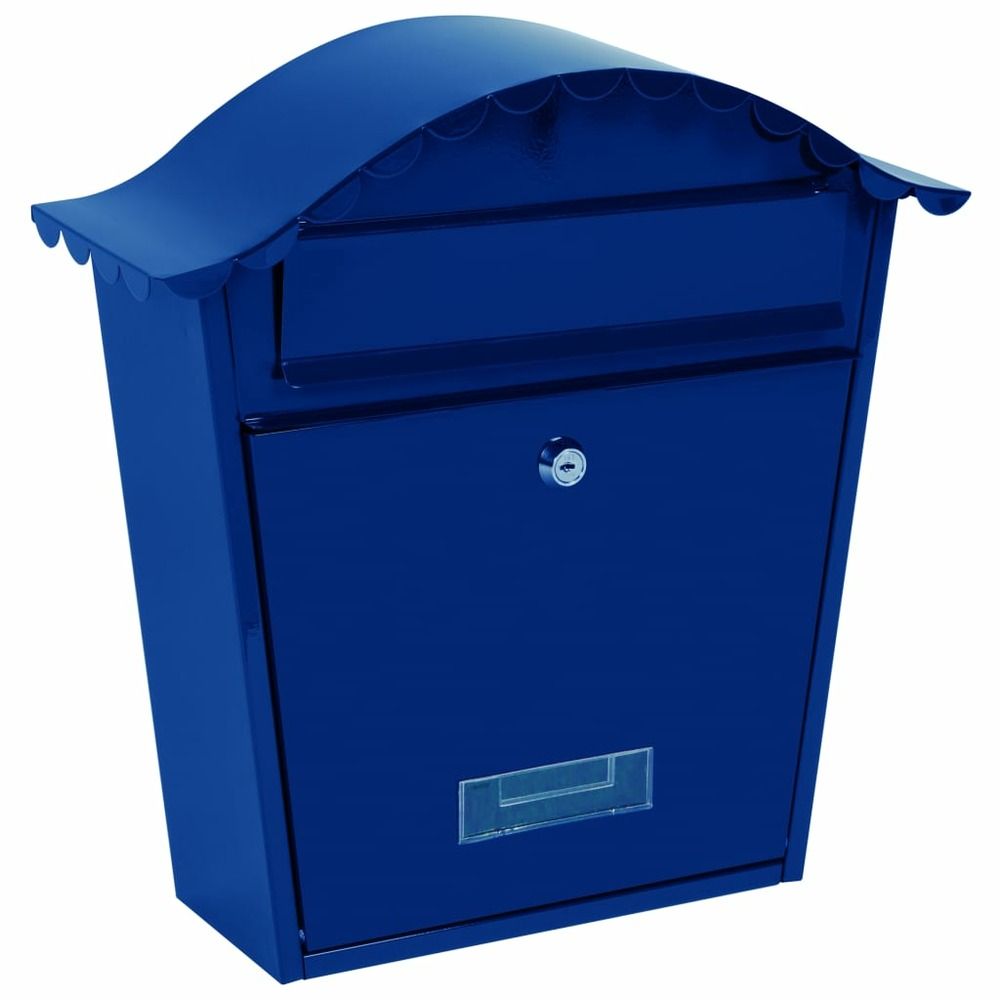 Boîte aux lettres paris bleu