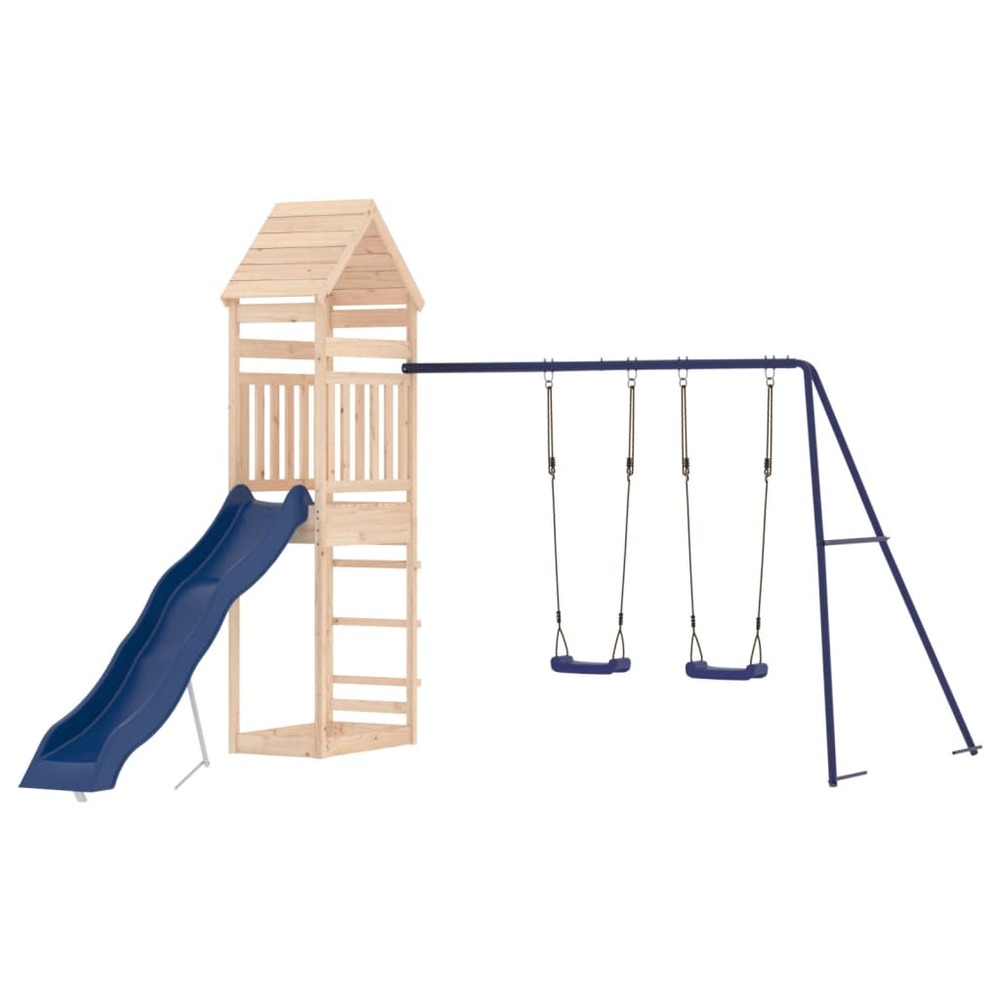 Aire de jeux d'extérieur bois de pin massif