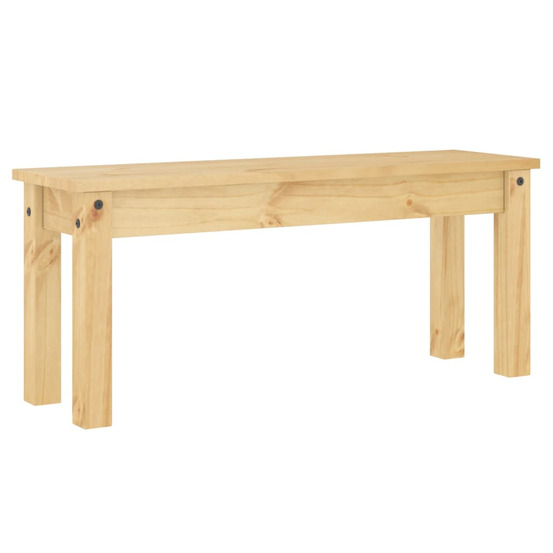 Banc à manger panama 105x30x45 cm bois massif de pin