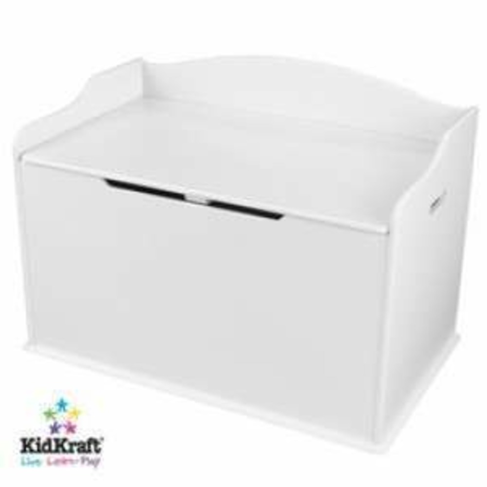 KidKraft® Coffre à jouets Austin, bois blanc 14951