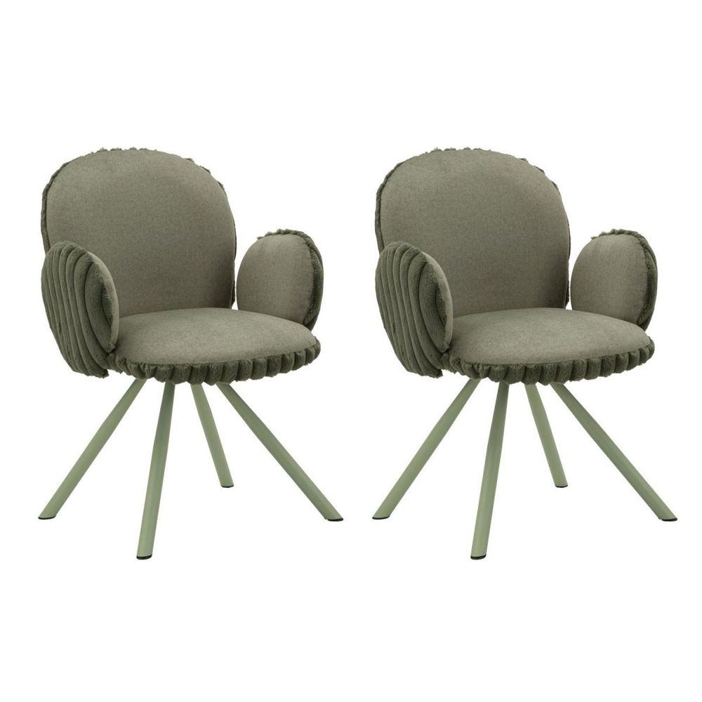 Lot de 2 chaises design 
