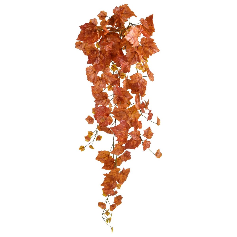 Plante retombante artificielle feuille de raisin d'automne 95cm