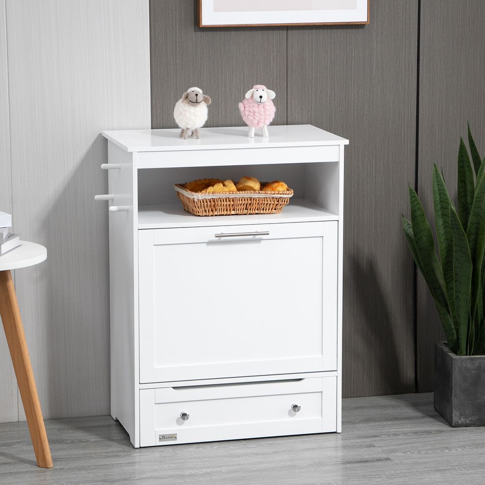 Meuble gamelle chien bois rangement croquettes station nourriture blanc - comfortxl outdoor living