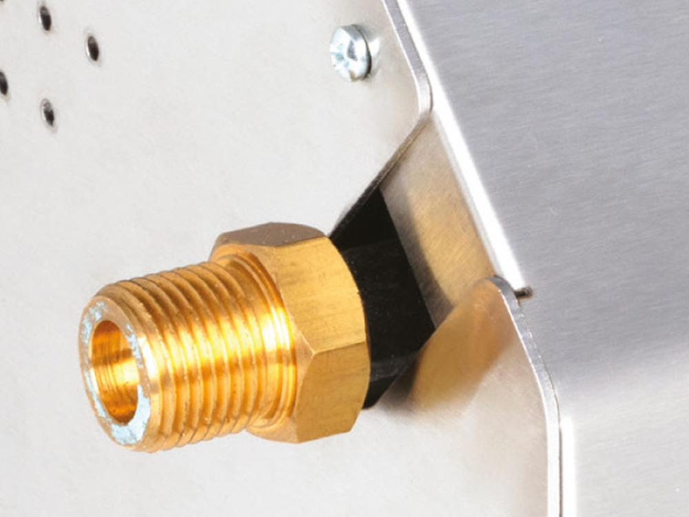 Plancha à gaz vera 200 avec cuve en inox