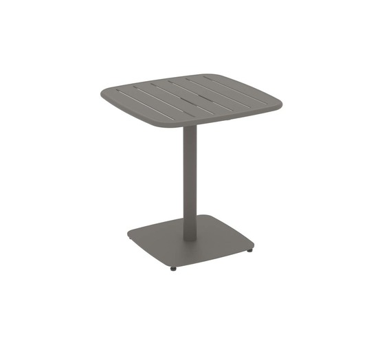 Table de jardin 2 places alegoria 70x70cm café