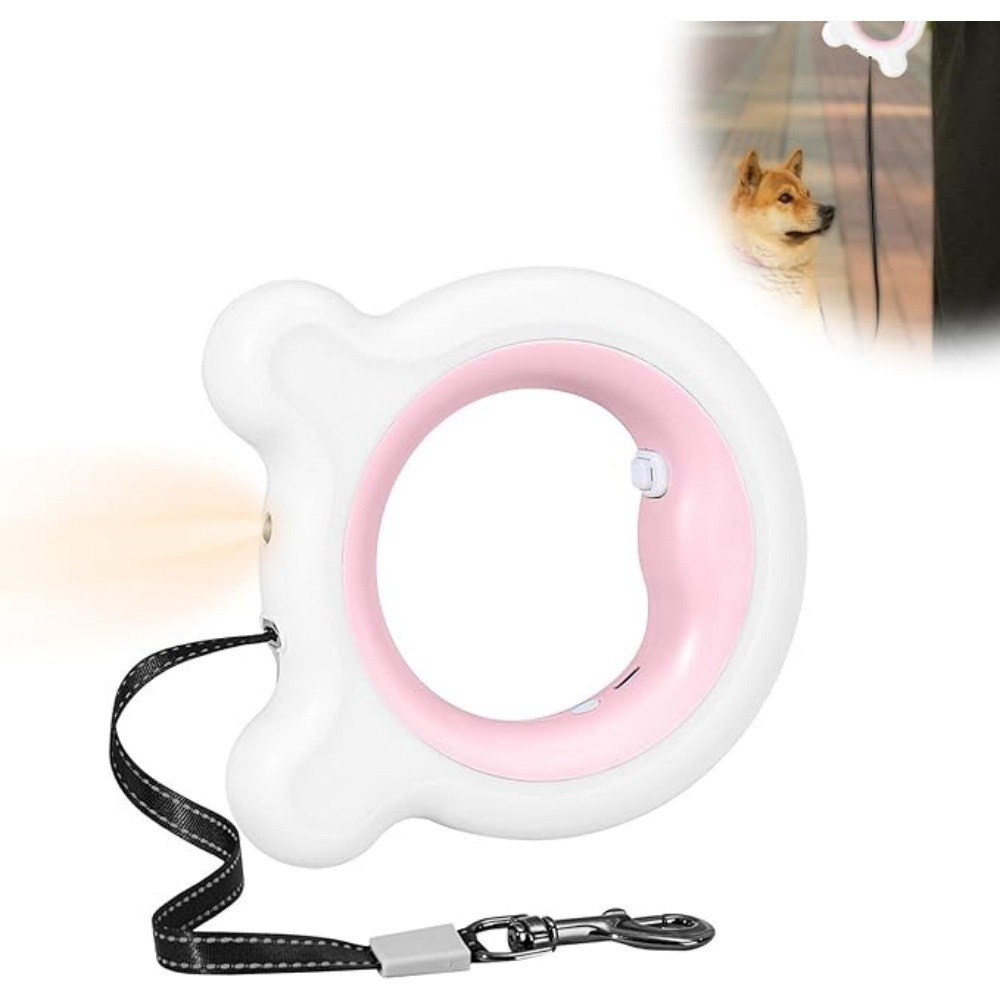 Laisse enrouleur 3m rétractable led pour chiens jusqu'à 30 kg