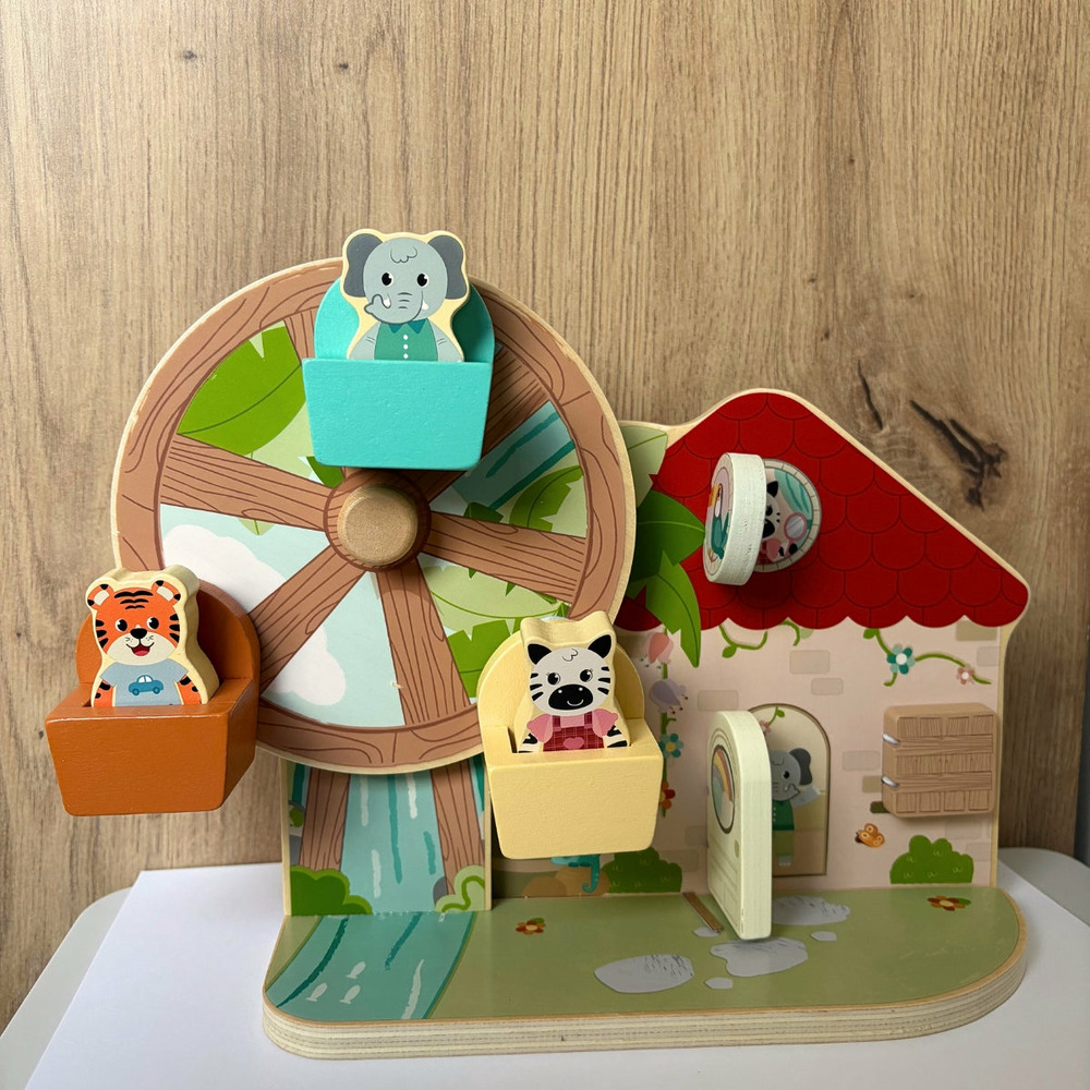 Grande roue jungle friends en bois
