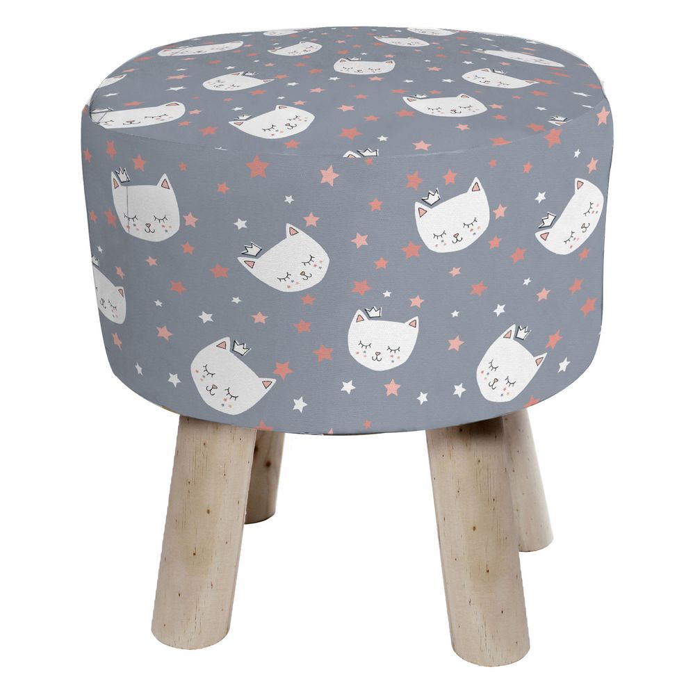 Tabouret miaou tête de chat