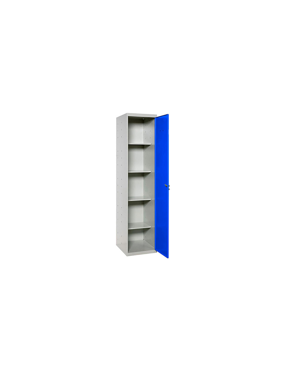 Casier-armoire simonlocker prof.dism.cleaning 180x40x40 1/4 gr/bl gris/bleu 1800x400x400 - simonrack