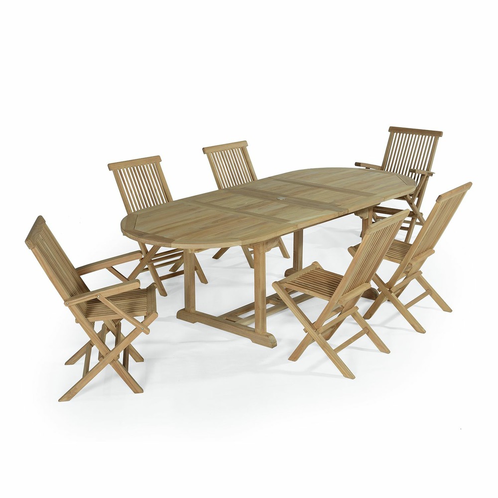 SALON DE JARDIN TECK CASTIGL 1-(848185)