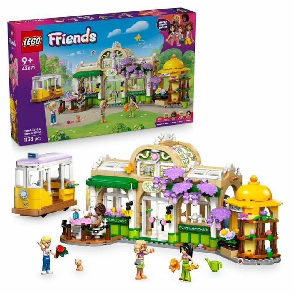 Lego friends café des plantes et kiosque à fleurs