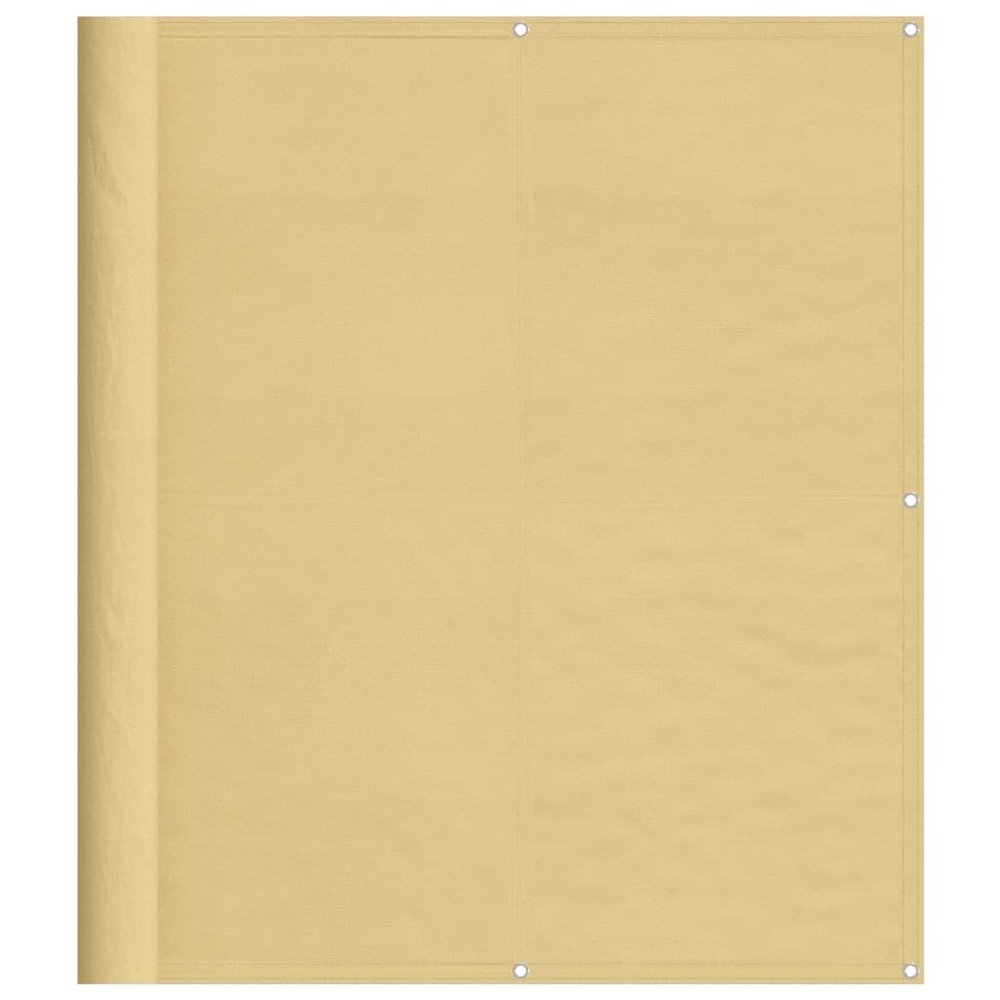 Écran de balcon sable 120x800 cm 100% polyester oxford