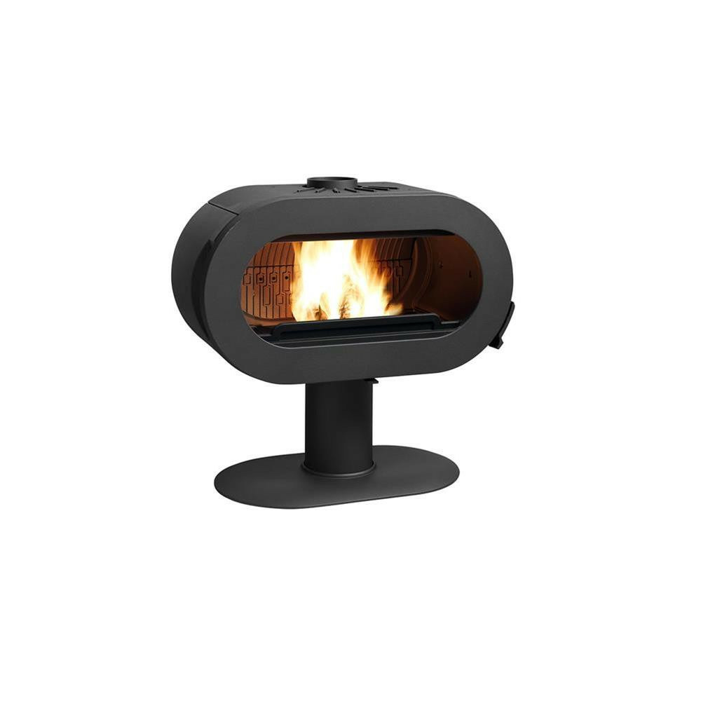 Poêles à bûches en fonte fifty plus pied anthracite invicta - p648054