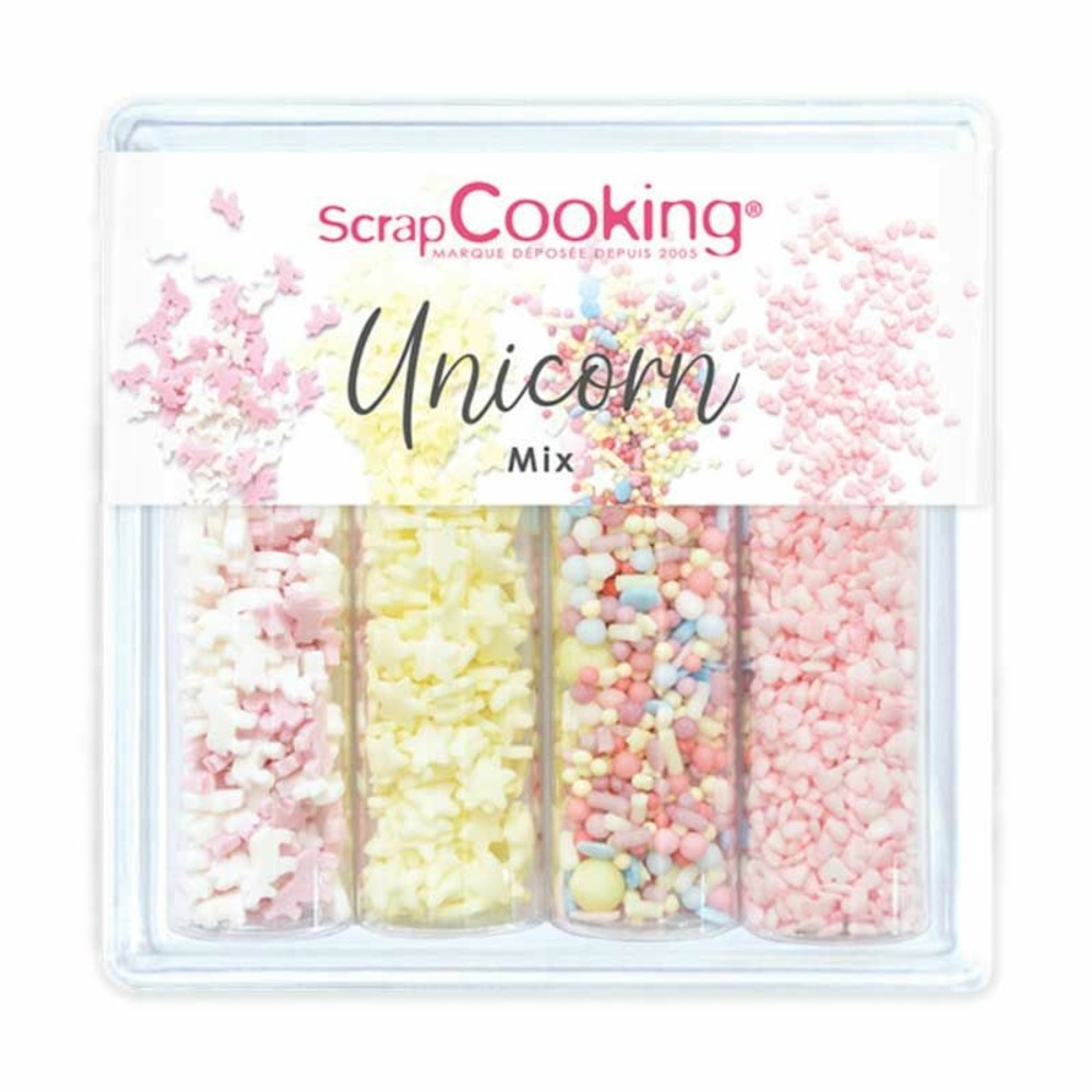 Mix de décors sucrés licorne 60 g