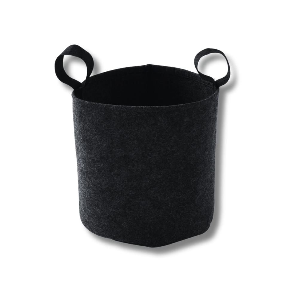 Sac plantation feutre géotextile ø 25 cm 12,3 l noir - bag 4 plant