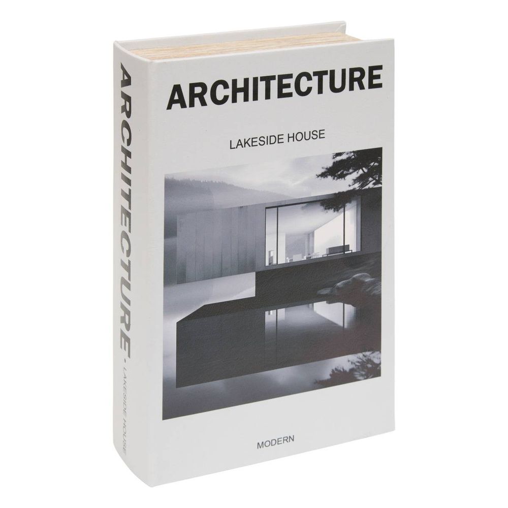 Boîte livre déco rectangulaire josh 18x27cm architecture