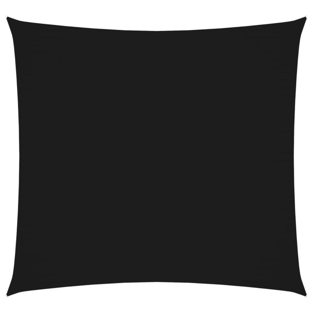 Voile de parasol tissu oxford carré 3,6x3,6 m noir