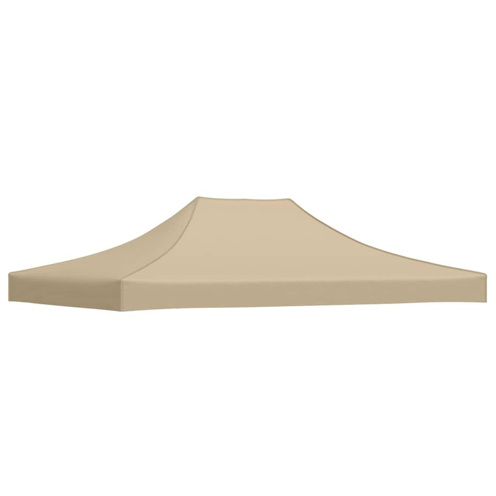 Toit de tente de réception 4,5x3 m beige 270 g/m²
