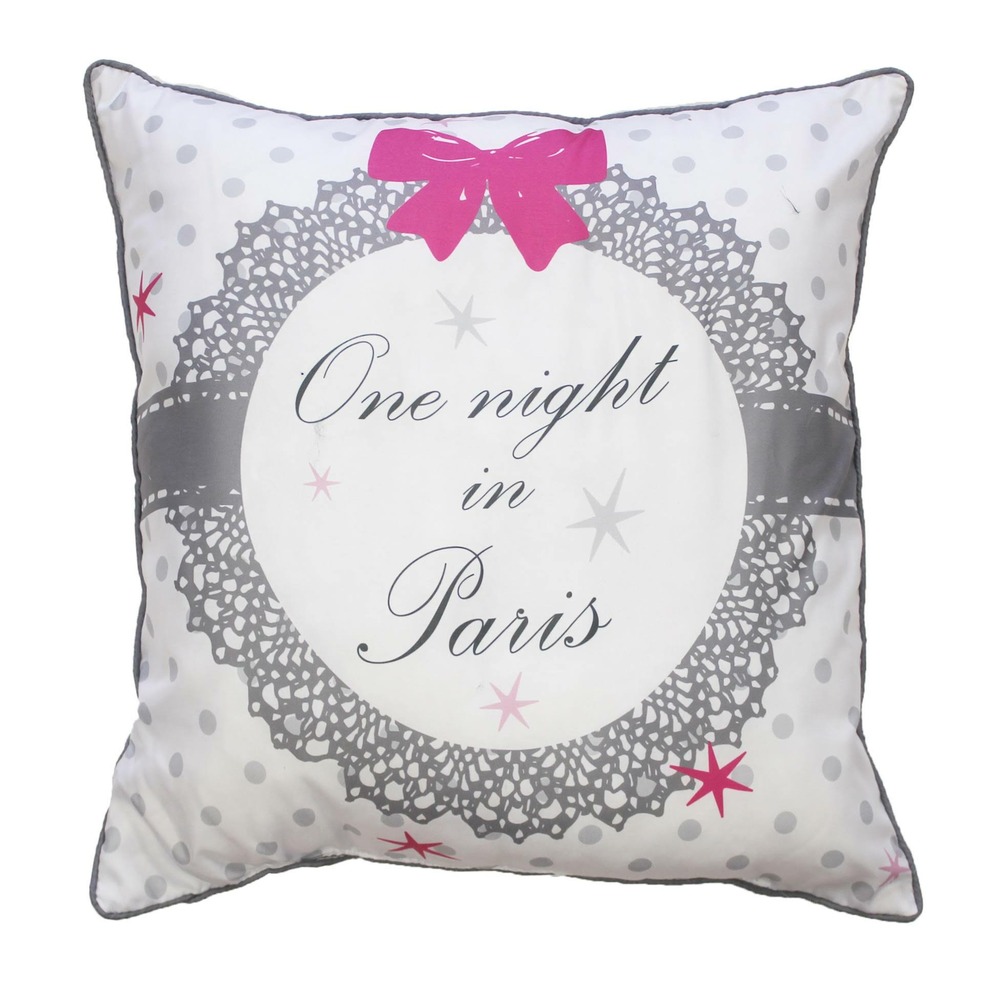 Coussin décoratif one night in paris 40 x 40 cm