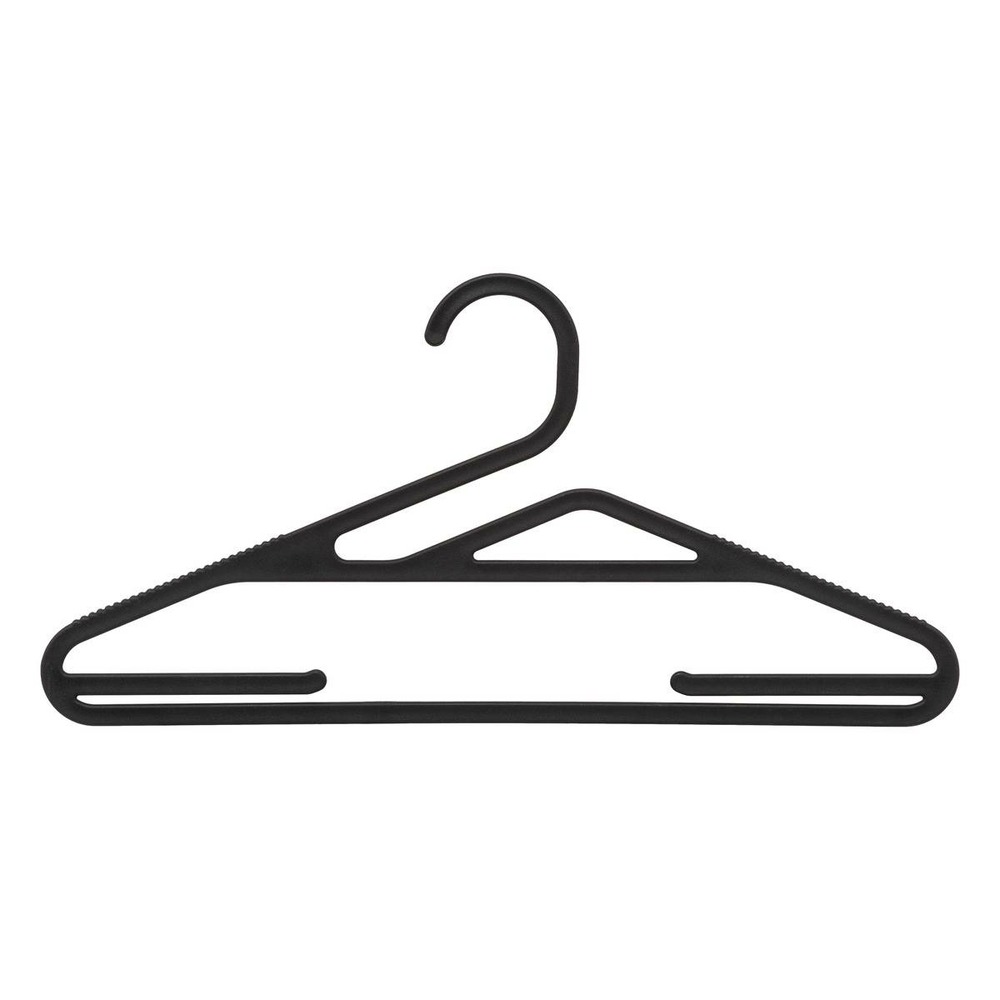 5five - 5 cintres antidérapants hang'up noir l41cm