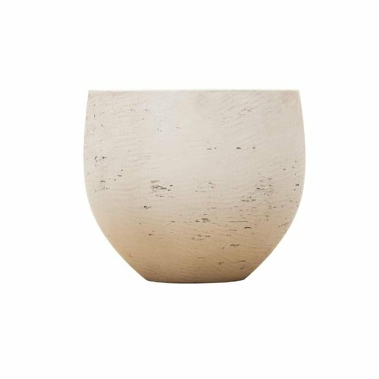 Pot jumbo orb beige lavé 69 cm