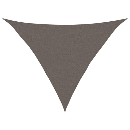 Voile d'ombrage 160 g/m² anthracite 2,5x2,5x3,5 m pehd