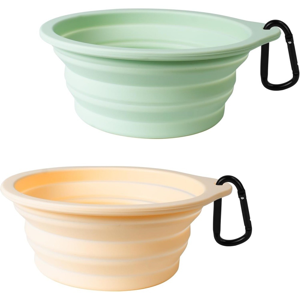 Gamelle pliable pour chien 2 pièces