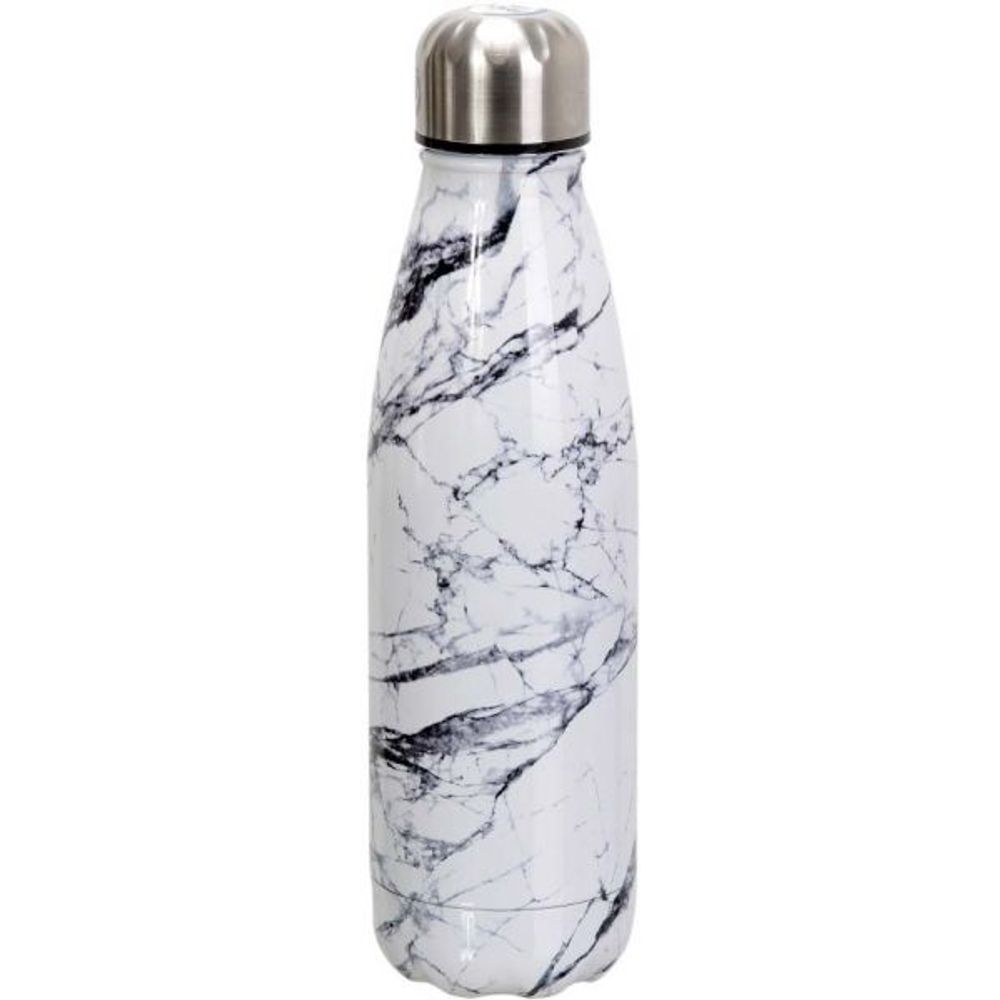 Bouteille de transport en acier inoxydable double paroi 50 cl marbre