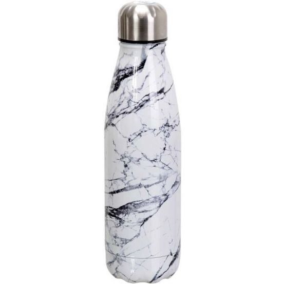 Bouteille de transport en acier inoxydable double paroi 50 cl marbre