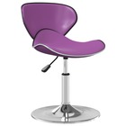 Chaise de salle à manger violet similicuir