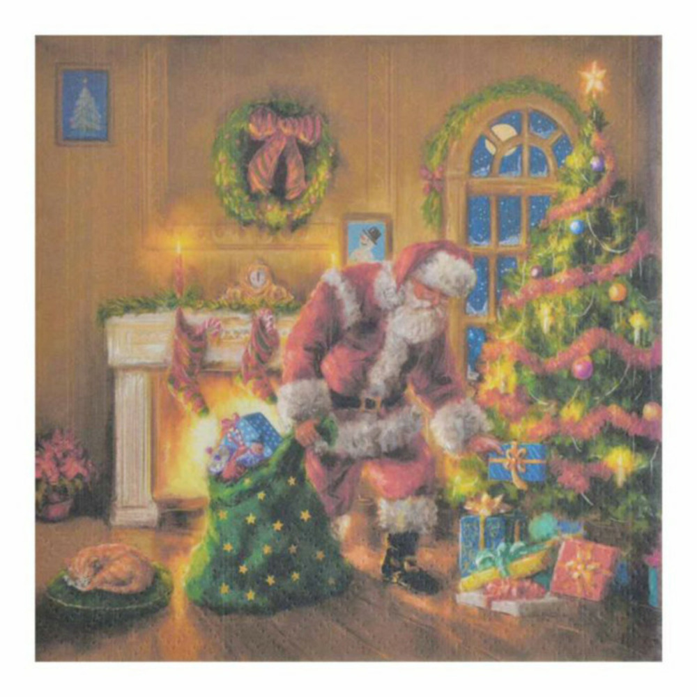 Lot de 20 serviettes en papier 