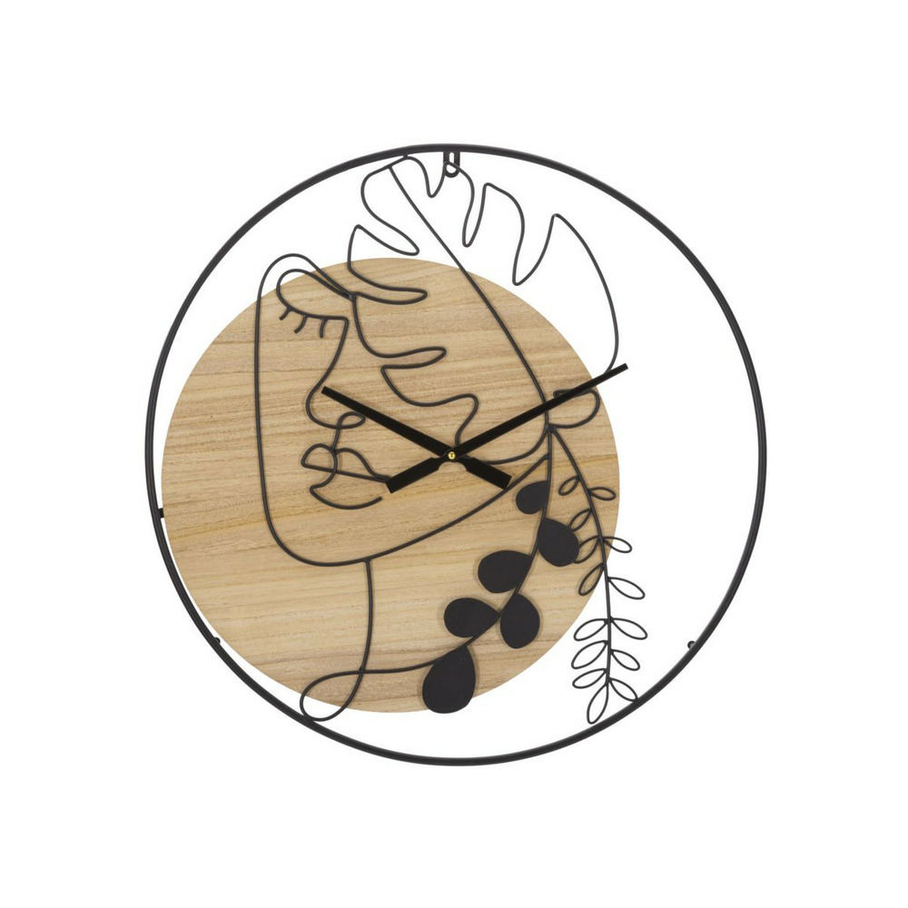 Horloge murale en métal 