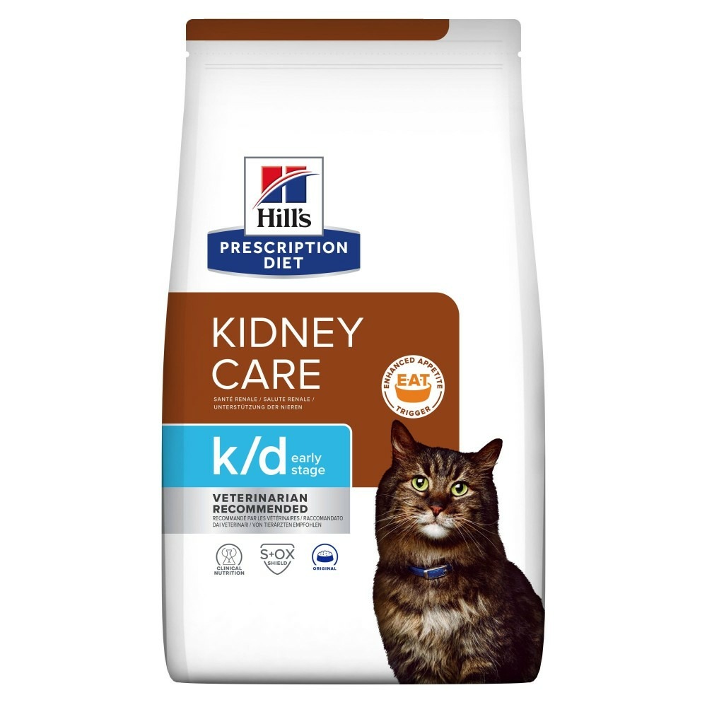 Croquettes chat adult prescription diets k/d kidney care early stage - hill's 3 kg
