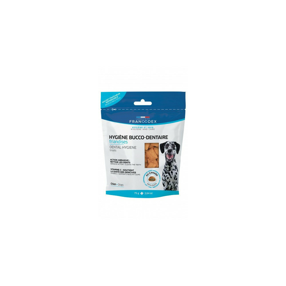 Friandises hygiène bucco-dentaire 75g pour chiens