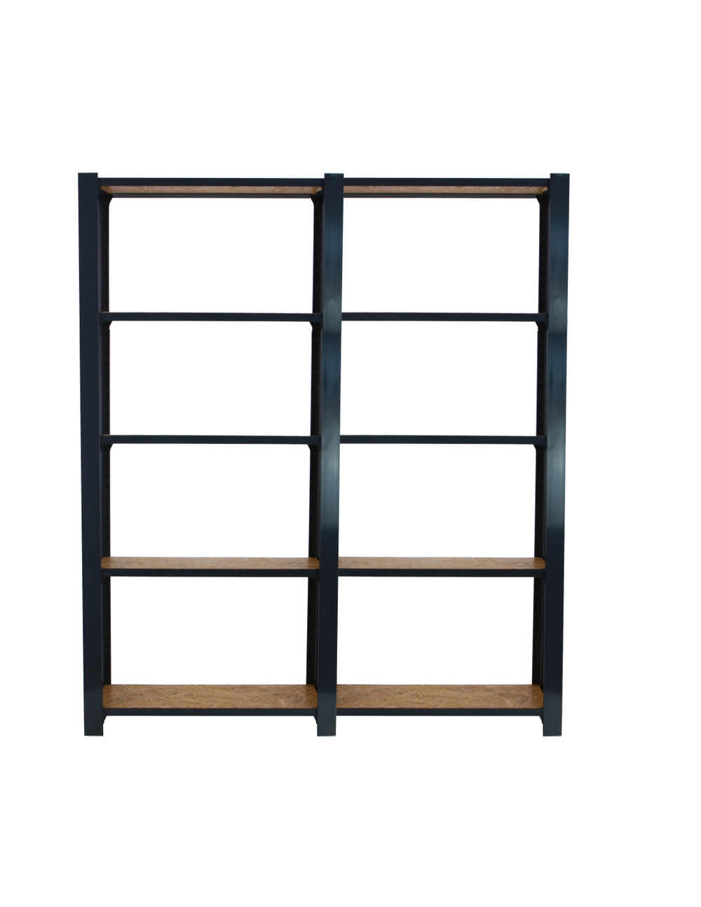 Etagère légère sans vis officlick 5/300 wood 1600 antraci/osb + plaques 2100 antracite/osb 2100x1600x300 - simonrack