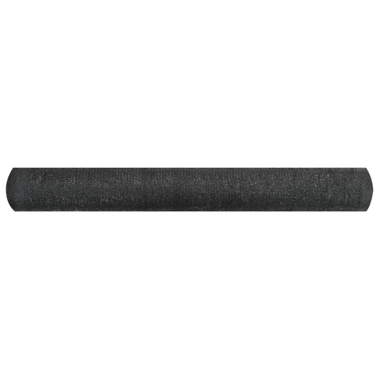 Filet brise-vue noir 1,2x50 m pehd 195 g/m²