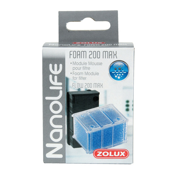 Cartouche mousse bleu pour nanolife 200 max pour aquarium