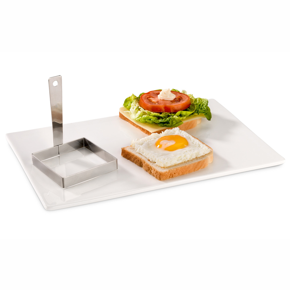 Moule à oeuf carré en inox - pujadas