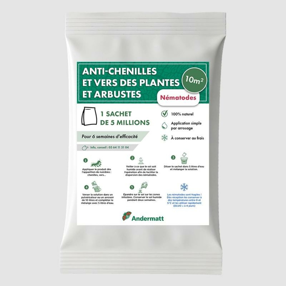 Nématodes pour plantes et arbustes 5m